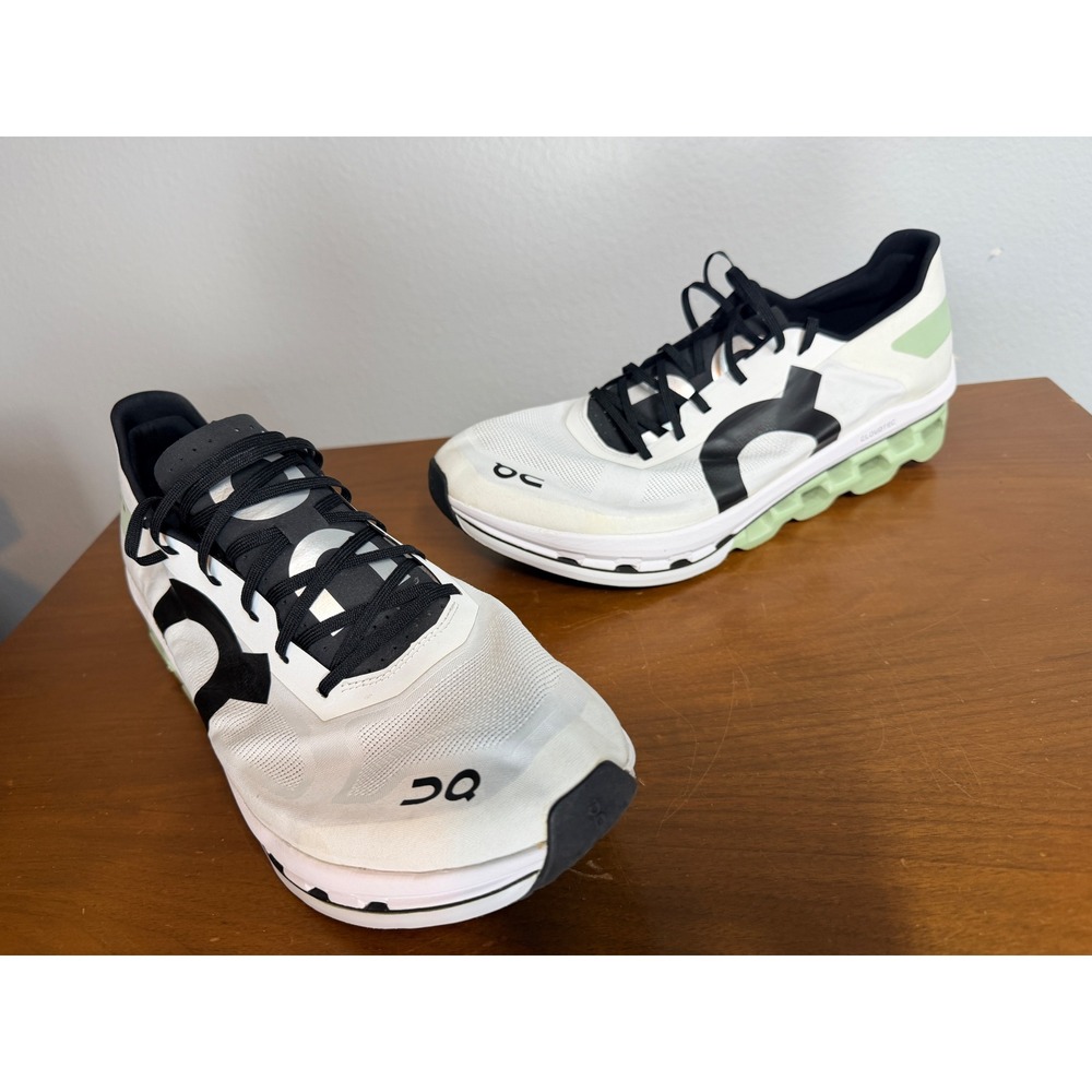 On Running Shoes Mens 12 White Cloudboom Echo Running Helion CloudTec EUC